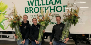 Bloemen ophalen